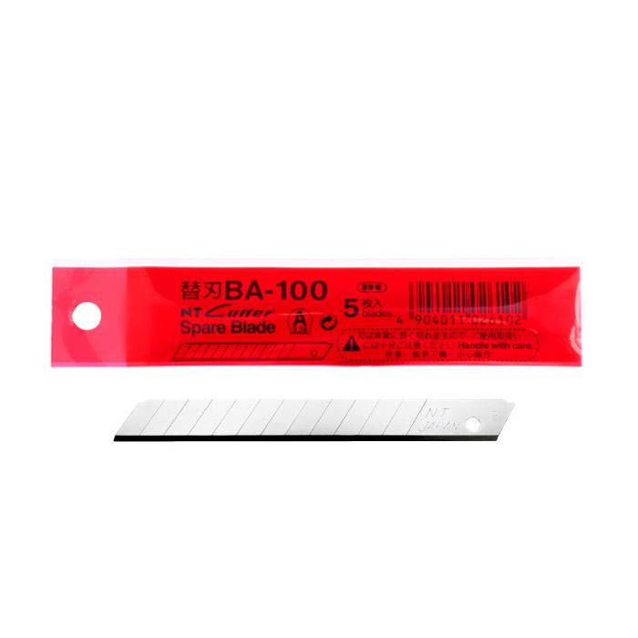 NT Cutter Spare Blades Box of 5 BA -100